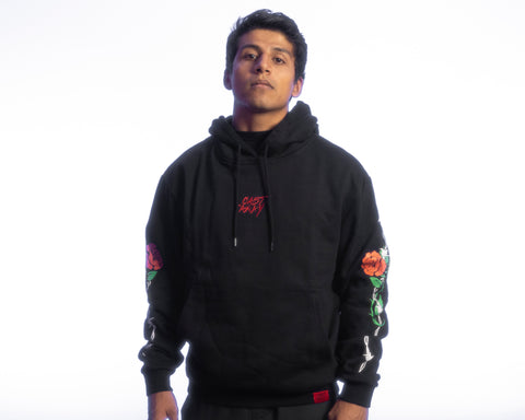 wired decay skull hoodie